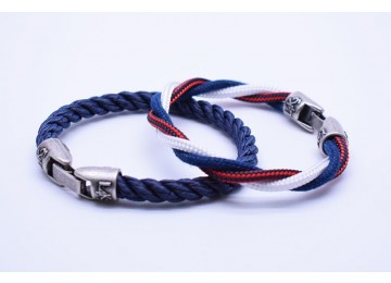 KING 01 - Bianco - Blue Jeans - Rosso righe / Blue Navy - Blue Navy